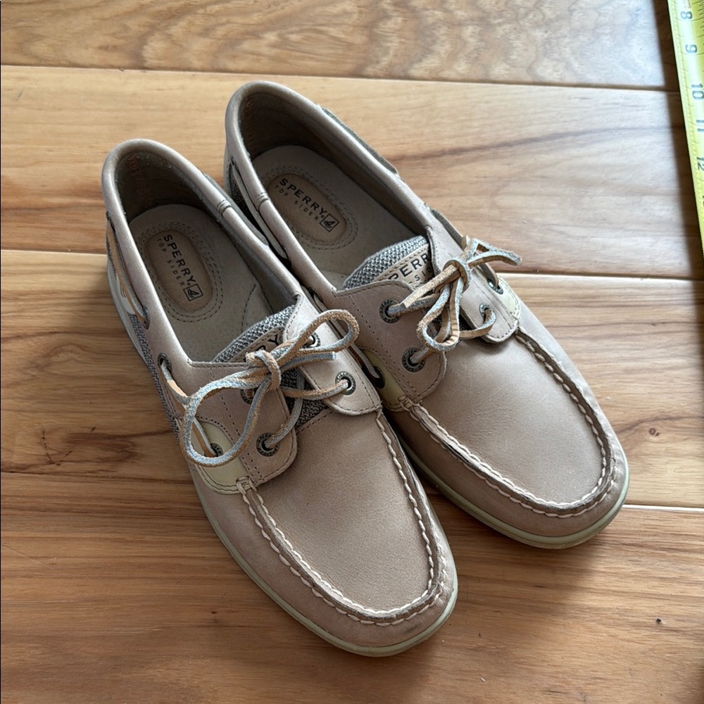 Sperry Tan Boat Shoes